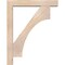 Ekena Millwork Westlake Block Smooth Bracket w/ Offset Brace, Douglas Fir, 5 1/2"W x 30"D x 38"H BKT0604X30X38WTL05SDF - alternate 4